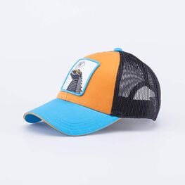 07709096-40 Кепка-бейсболка с сеткой для мальчика Дино для мальчики голубой + оранжевый