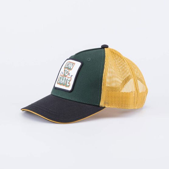 07709099-40 Кепка-бейсболка с сеткой для мальчика для мальчики хаки + горчичный