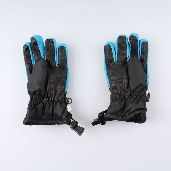 07722039-10 Перчатки детские для мальчики чер-гол фото №2