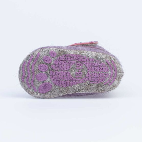 007015-41 Пинетки сиреневые Сердечко для девочки сиреневый фото №3