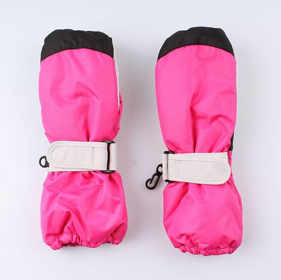 07821066-10 Варежки детские розовый для девочки розовый