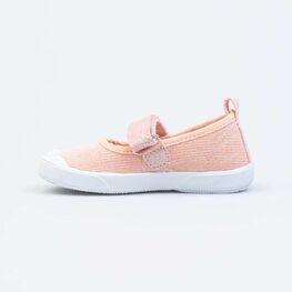 331184-13 Кеды из хлопка для девочки коралл фото №2