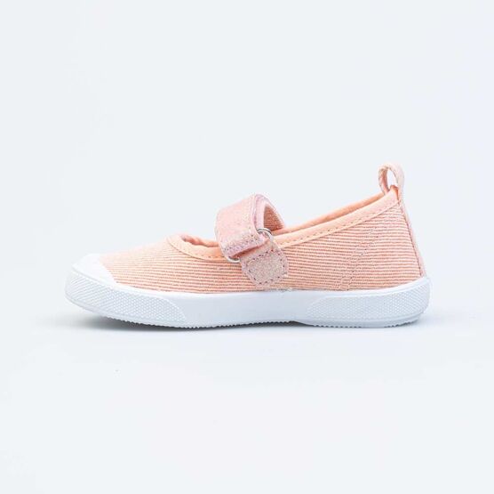 331184-13 Кеды из хлопка для девочки коралл фото №2