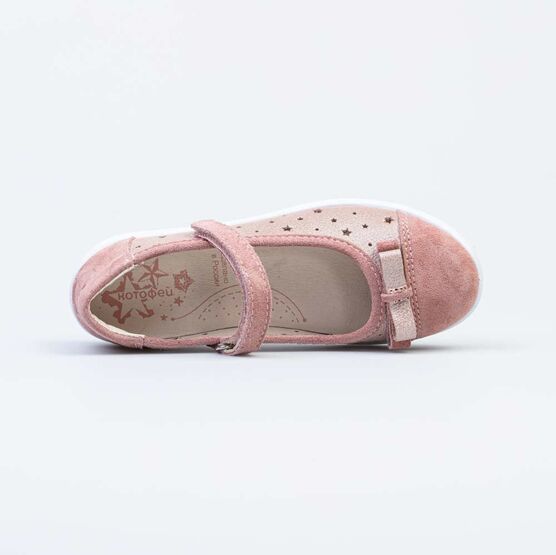 532233-23 Туфли для девочки роз-зол фото №5