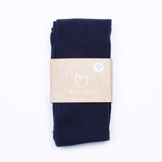 07032431-40 Базовые колготки для детей синие для универсальные синий фото №3