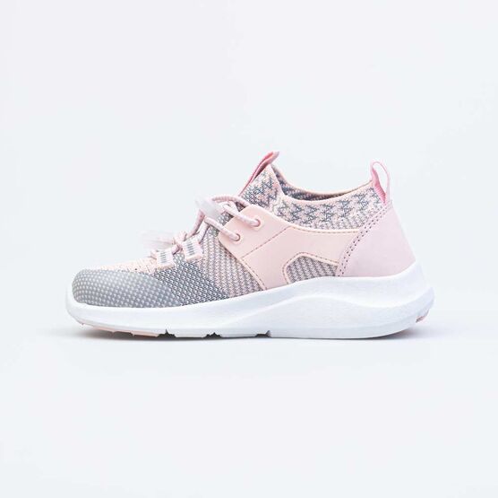 444015-13 Кроссовки для девочки роз-сер фото №2