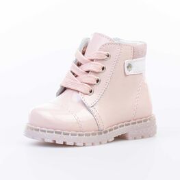 052142-27 Ботинки для первых шагов для девочки розовый