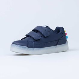 334031-72 Полуботинки с LED-подсветкой на подошве для мальчики светло-синий