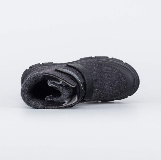 757015-41 Валенки на липучках для подростка для мальчики темно-серый фото №4