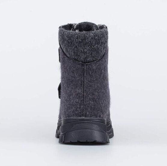 757015-41 Валенки на липучках для подростка для мальчики темно-серый фото №5