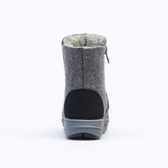 367129-42 Валенки на молнии Котенок для мальчики серый фото №5