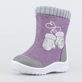 467060-42 Валенки на молнии для девочки для девочки сиреневый