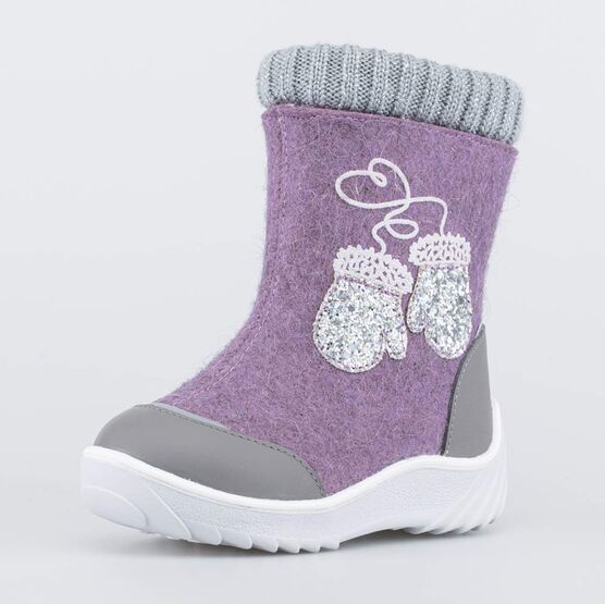 467060-42 Валенки на молнии для девочки для девочки сиреневый
