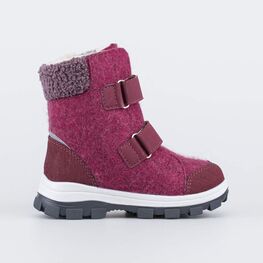 157011-42 Валенки на липучках Единорожка для девочки бордовый фото №2