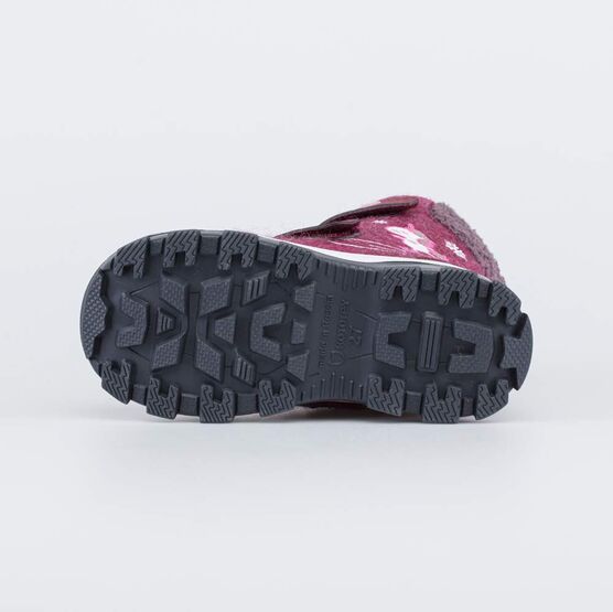 157011-42 Валенки на липучках Единорожка для девочки бордовый фото №3