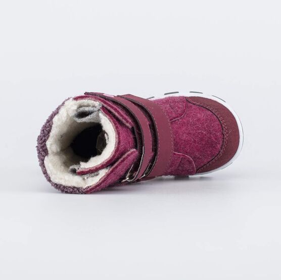 157011-42 Валенки на липучках Единорожка для девочки бордовый фото №4