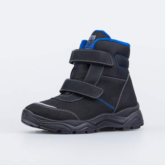 552299-31 Неубиваемые ботинки для мальчика для мальчики черный + синий