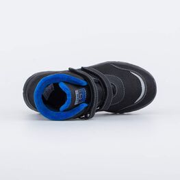 552299-31 Неубиваемые ботинки для мальчика для мальчики черный + синий фото №4
