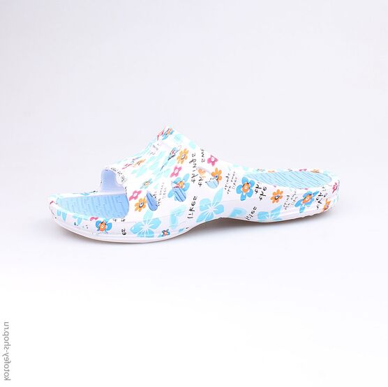 525020-01 Пляжная обувь голубая для девочки голубой