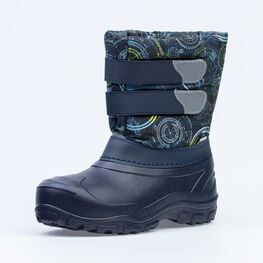 664056-48 Сноубутсы для мальчики светло-синий