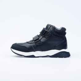 552150-36 Утепленные ботинки на липучках для мальчики синий фото №2