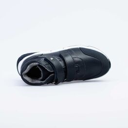 552150-36 Утепленные ботинки на липучках для мальчики синий фото №4