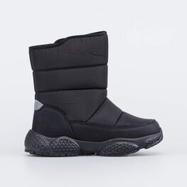 464074-45 Дутики на липучках для мальчика для мальчики черный фото №2