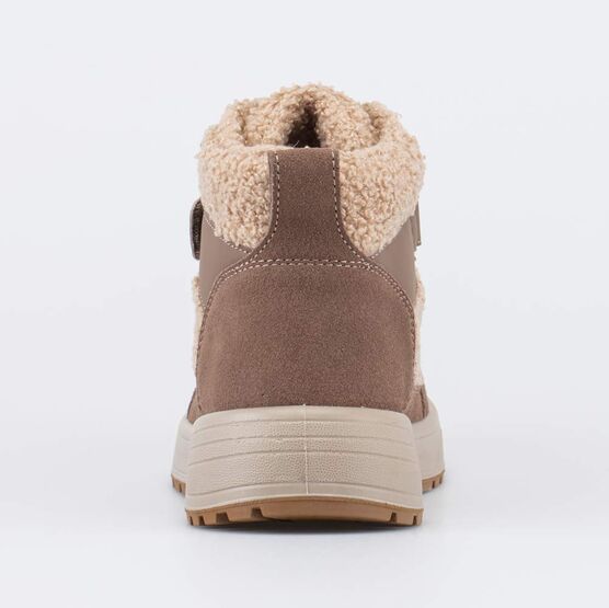 754091-41 Бежевые зимние ботинки для девочки для девочки коричневый фото №5