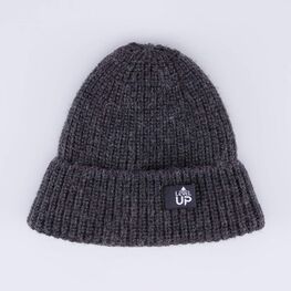 07711988-40 Темно-серая шапка на зиму для мальчика для мальчики темно-серый
