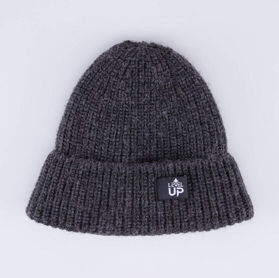 07711988-40 Темно-серая шапка на зиму для мальчика для мальчики темно-серый