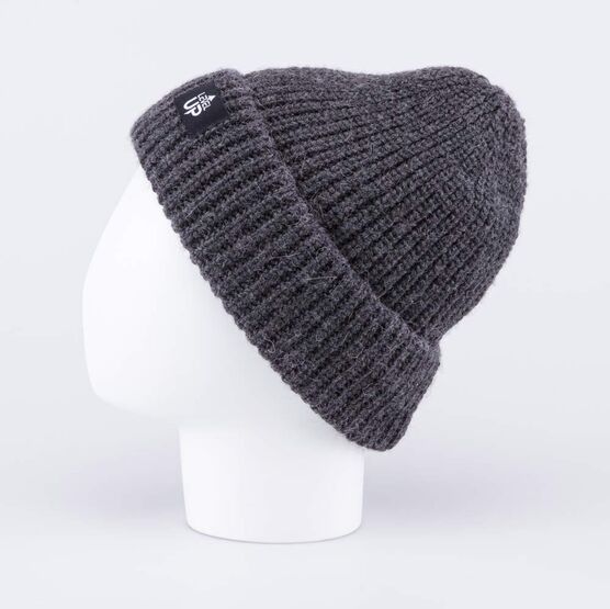 07711988-40 Темно-серая шапка на зиму для мальчика для мальчики темно-серый фото №3