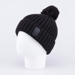 07711989-40 Черная шапка на зиму для мальчика для мальчики черный фото №2