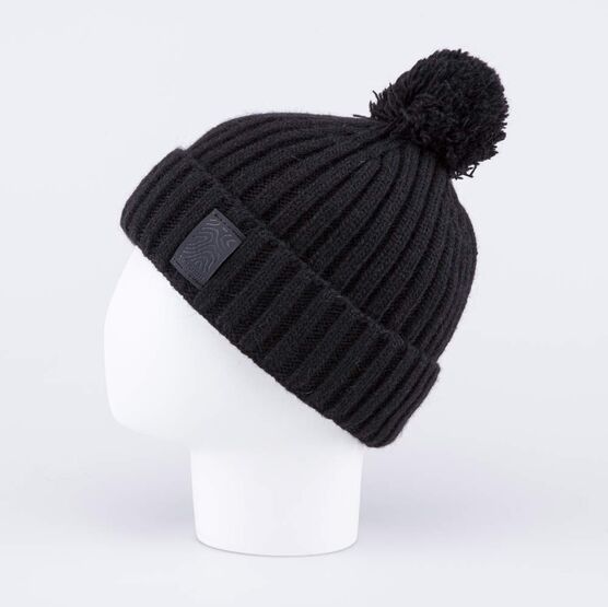 07711989-40 Черная шапка на зиму для мальчика для мальчики черный фото №3