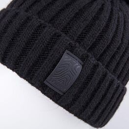 07711989-40 Черная шапка на зиму для мальчика для мальчики черный фото №4