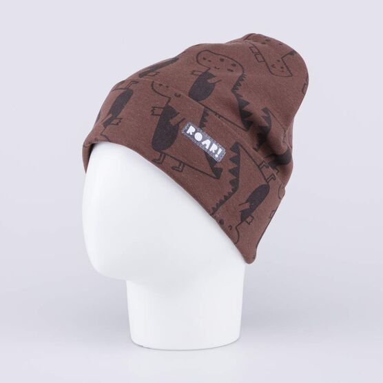 07711488-40 Трикотажная шапка для мальчика для мальчики коричневый фото №2