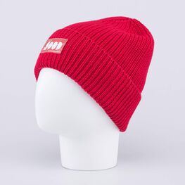 07711493-40 Вязанная шерстяная шапка для мальчика для мальчики красный фото №2