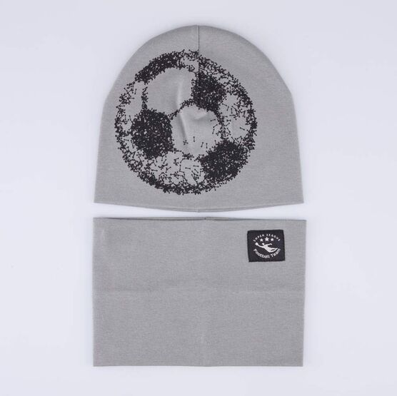 07711499-40 Демисезонный комплект шапка + снуд для мальчика для мальчики зеленый