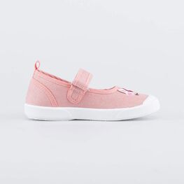 531268-11 Текстильные туфли Милый котик для девочки розовый фото №2