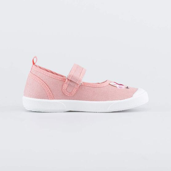 531268-11 Текстильные туфли Милый котик для девочки розовый фото №2