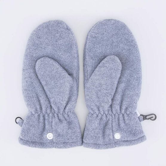 07721156-00 Флисовые варежки двухслойные светло-серый для мальчики светло-серый фото №2