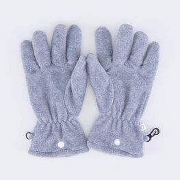 07721155-00 Флисовые перчатки двухслойные серый для мальчики серый фото №2