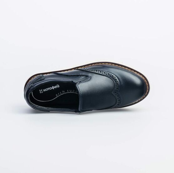 632289-21 Полуботинки для мальчики светло-синий фото №5