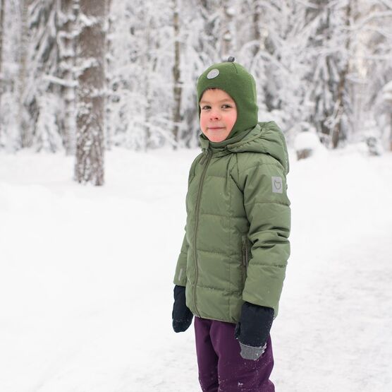 07057005-40 Куртка-пуховик осенне-весенняя зеленый хаки для мальчики хаки фото №8