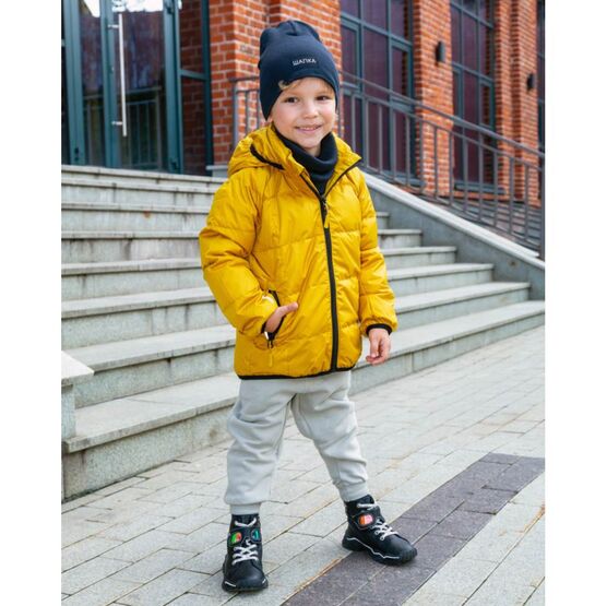 07057006-40 Куртка-пуховик осенне-весенняя горчичный для универсальные горчичный фото №6