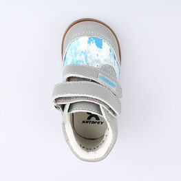 052130-23 Ботинки для мальчики сер-цве фото №4