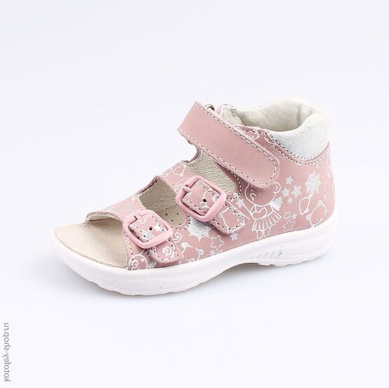 122088-23 Босоножки для девочки роз-срб