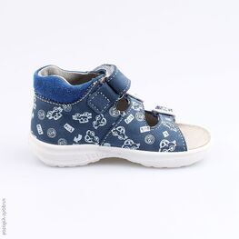 122089-23 Сандалии для мальчики син-бел фото №2