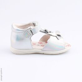 122103-21 Босоножки для девочки серебрист. фото №2