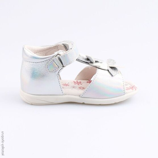 122103-21 Босоножки для девочки серебрист. фото №2