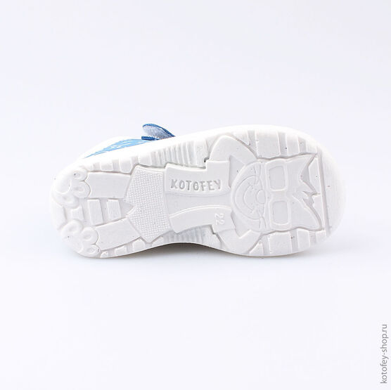 122107-21 Сандалии для мальчики син-бел фото №3